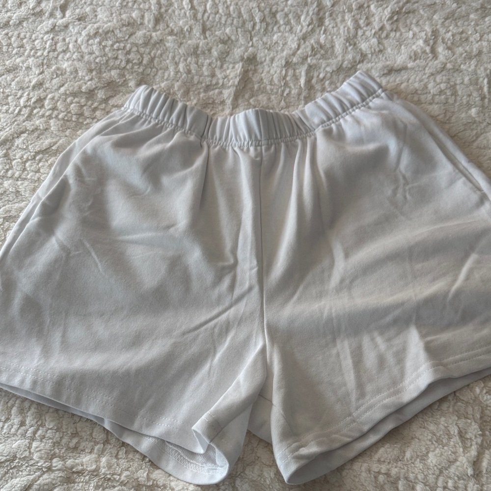 White Athletic Shorts